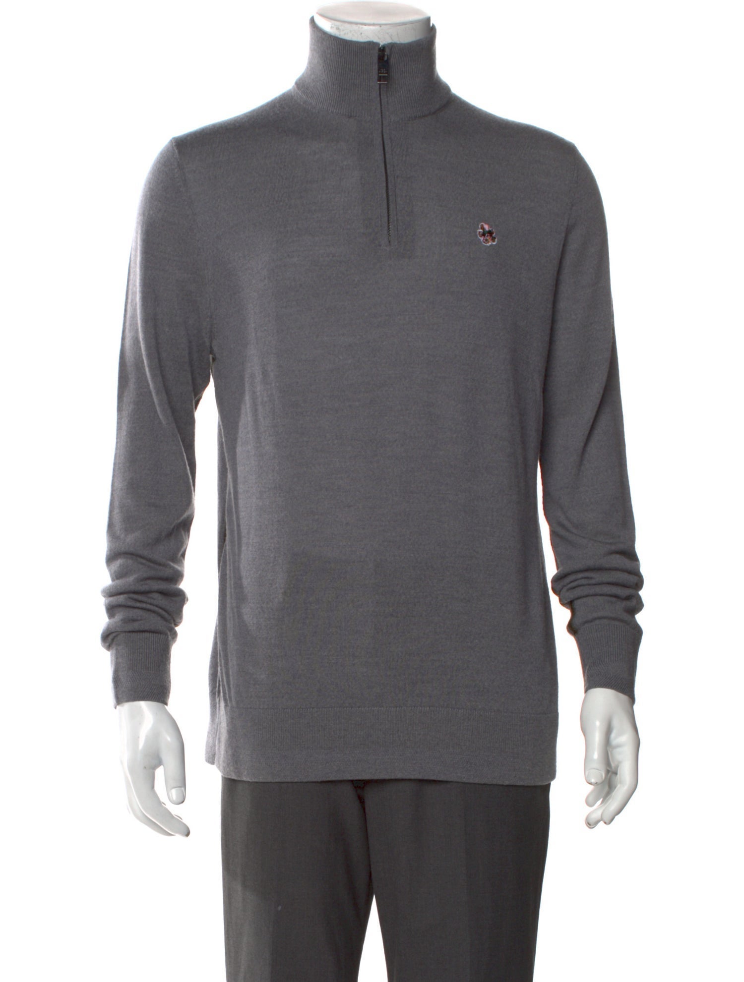 Ted Baker Wool Turtleneck Polo Sweater