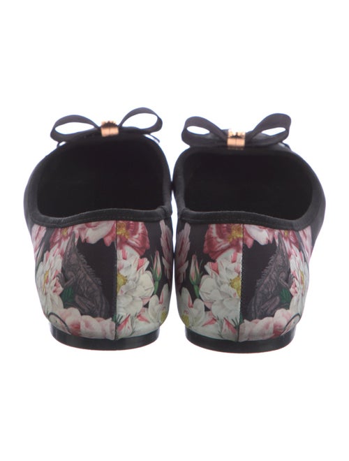 Ted Baker Floral Print Bow Accents Ballet Flats
