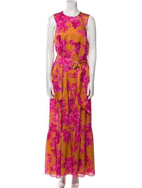 Ted Baker Floral Print Long Dress