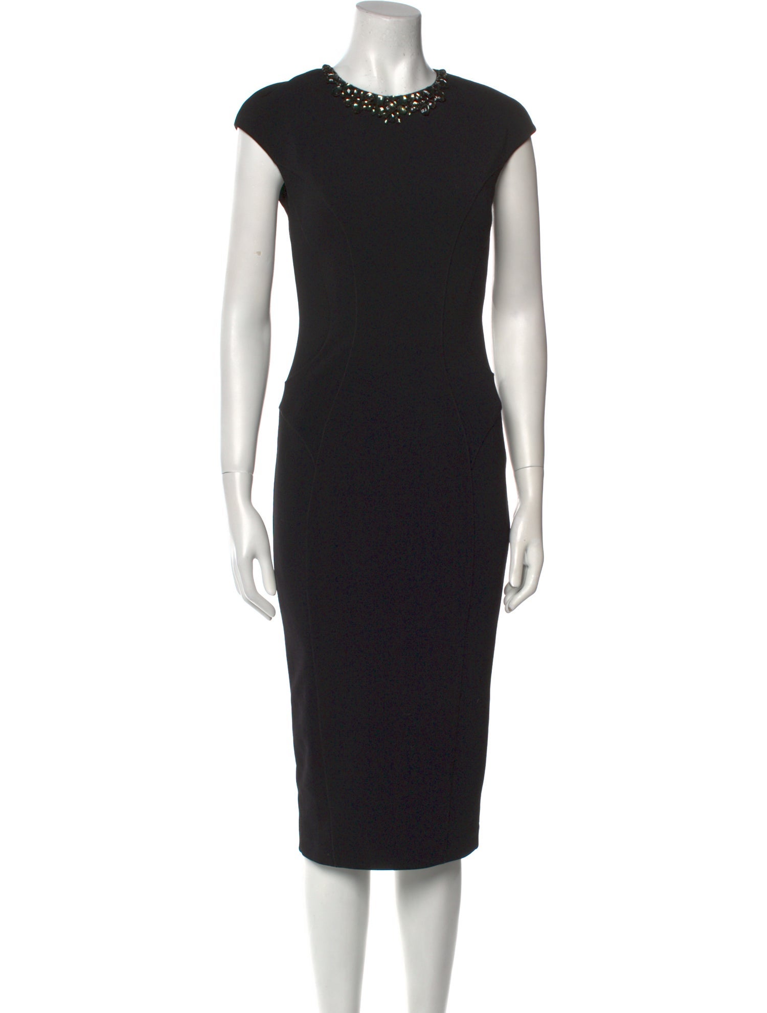 Ted Baker Crew Neck Midi Length Dress