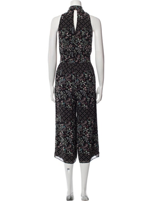 Ted Baker Floral Print Mock Neck Jumpsuit