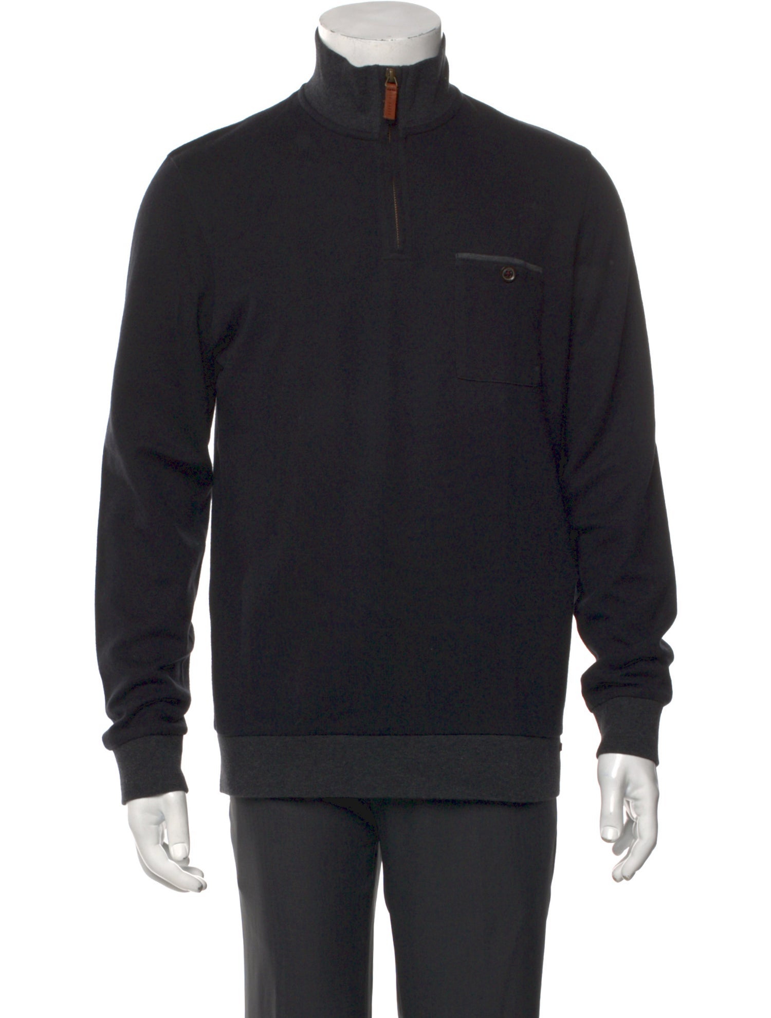 Ted Baker Turtleneck Long Sleeve Polo Sweater