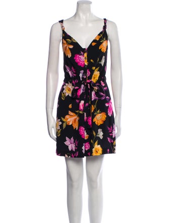 Ted Baker Floral Print V-Neck Romper