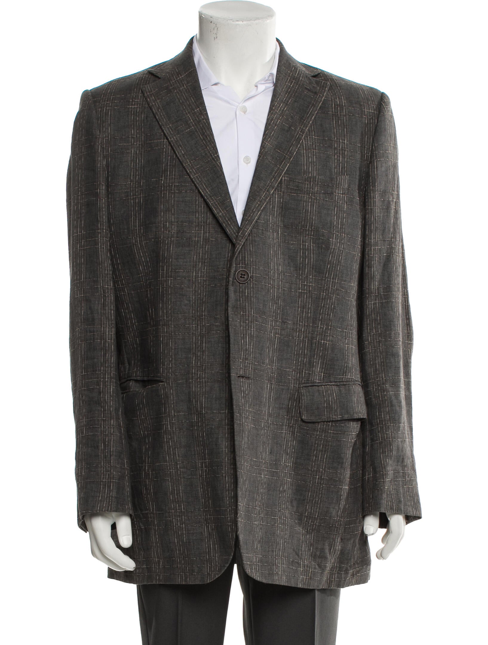 Ted Baker Plaid Print Blazer