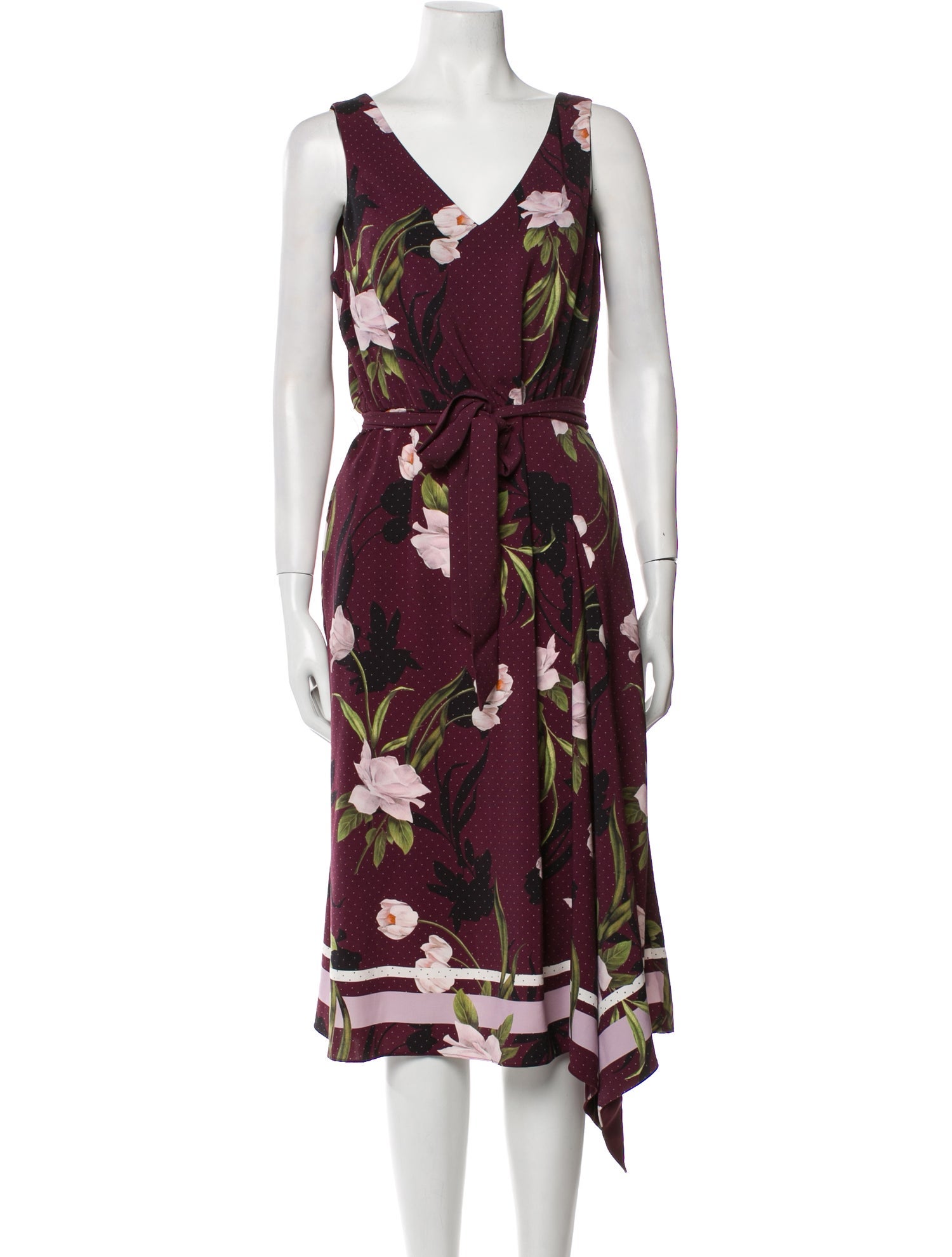 Ted Baker Floral Print Long Dress