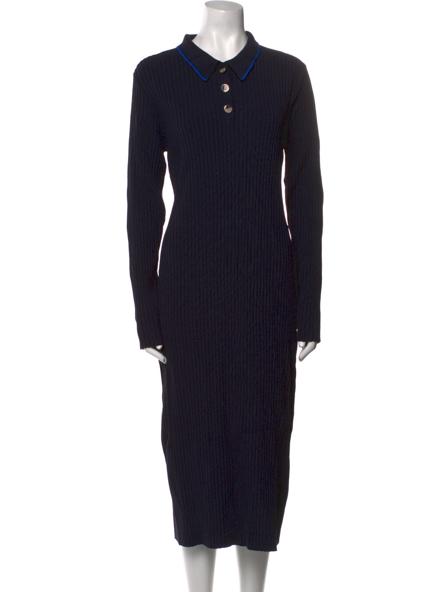 Ted Baker V-Neck Midi Length Dress