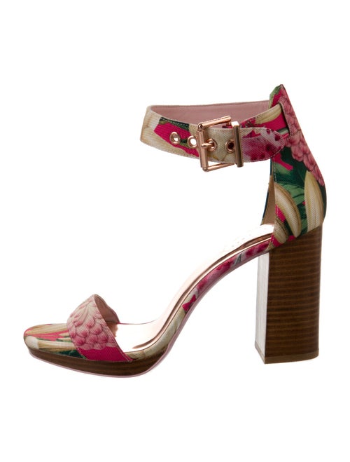 Ted Baker Canvas Printed Sandals