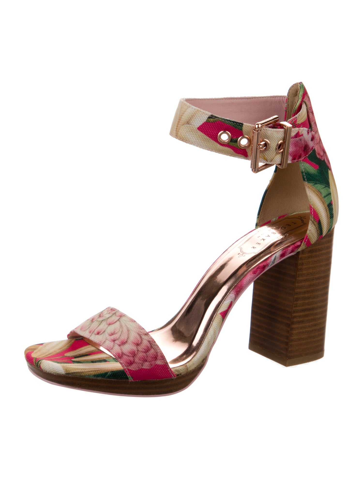 Ted Baker Canvas Printed Sandals