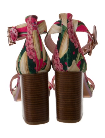 Ted Baker Canvas Printed Sandals