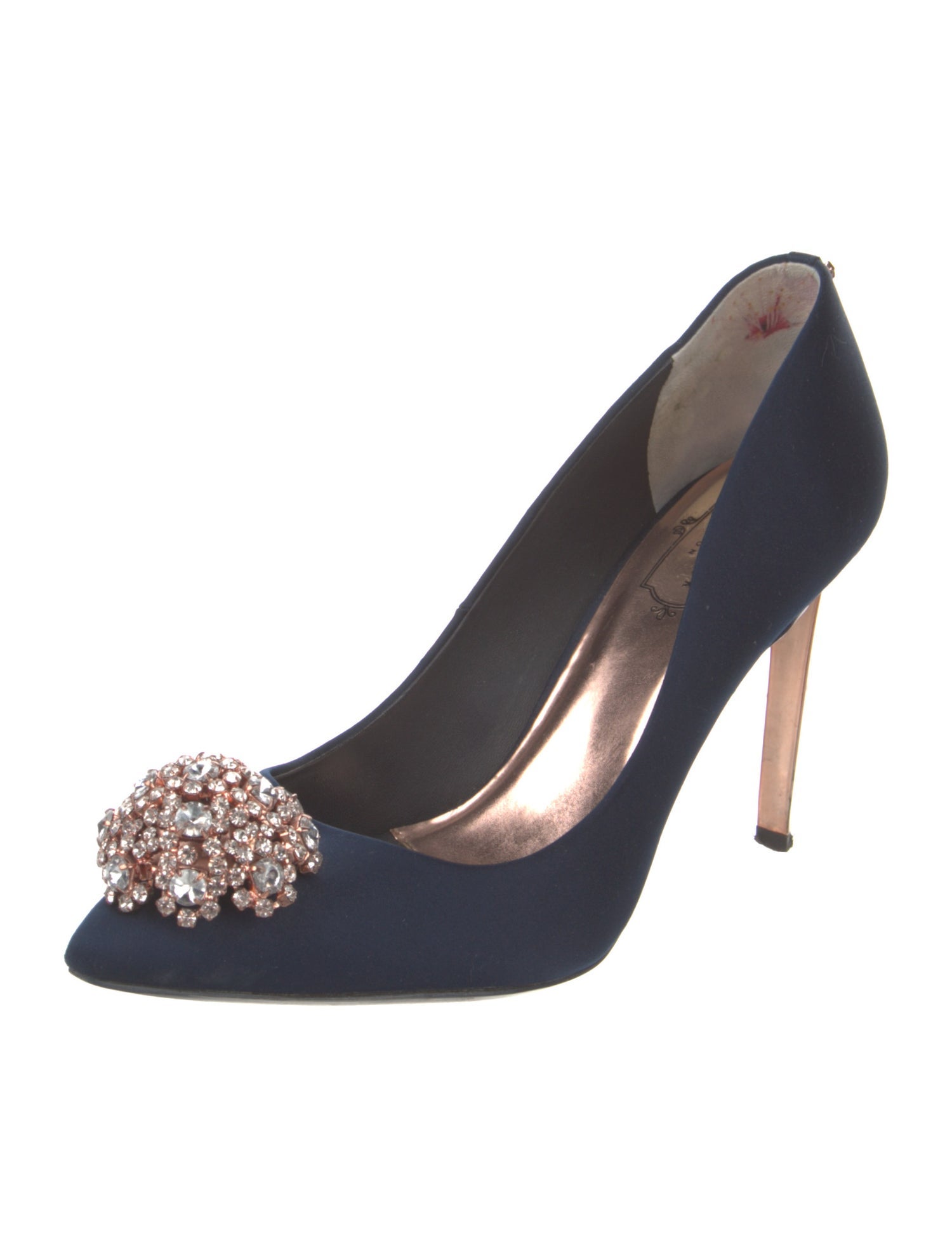 Ted Baker Satin Floral Print Pumps