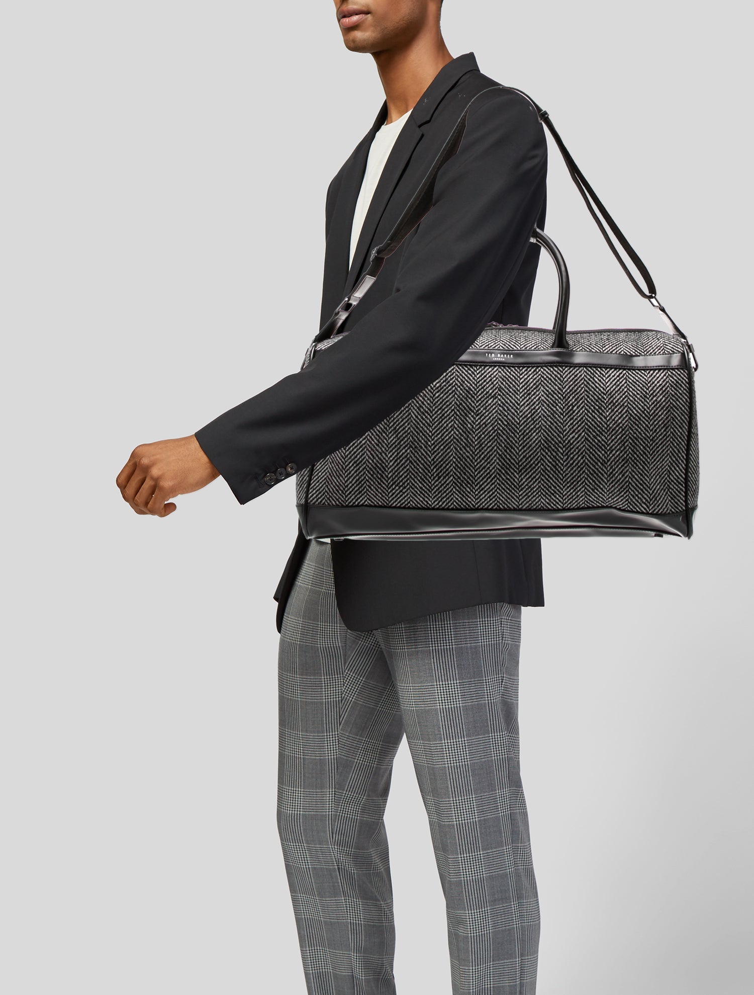 Ted Baker tweed carry on