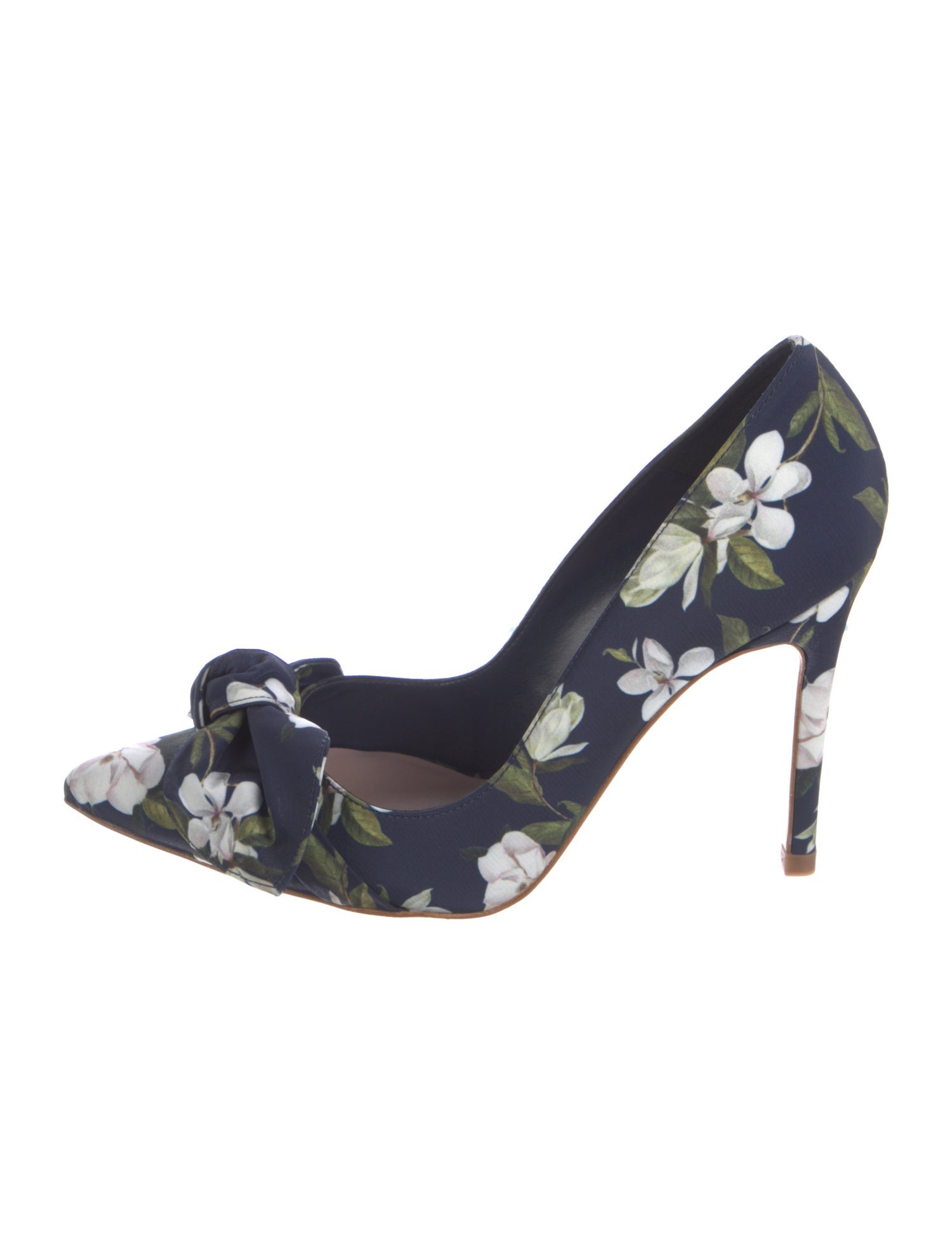 Ted Baker Leather Floral Print Pumps