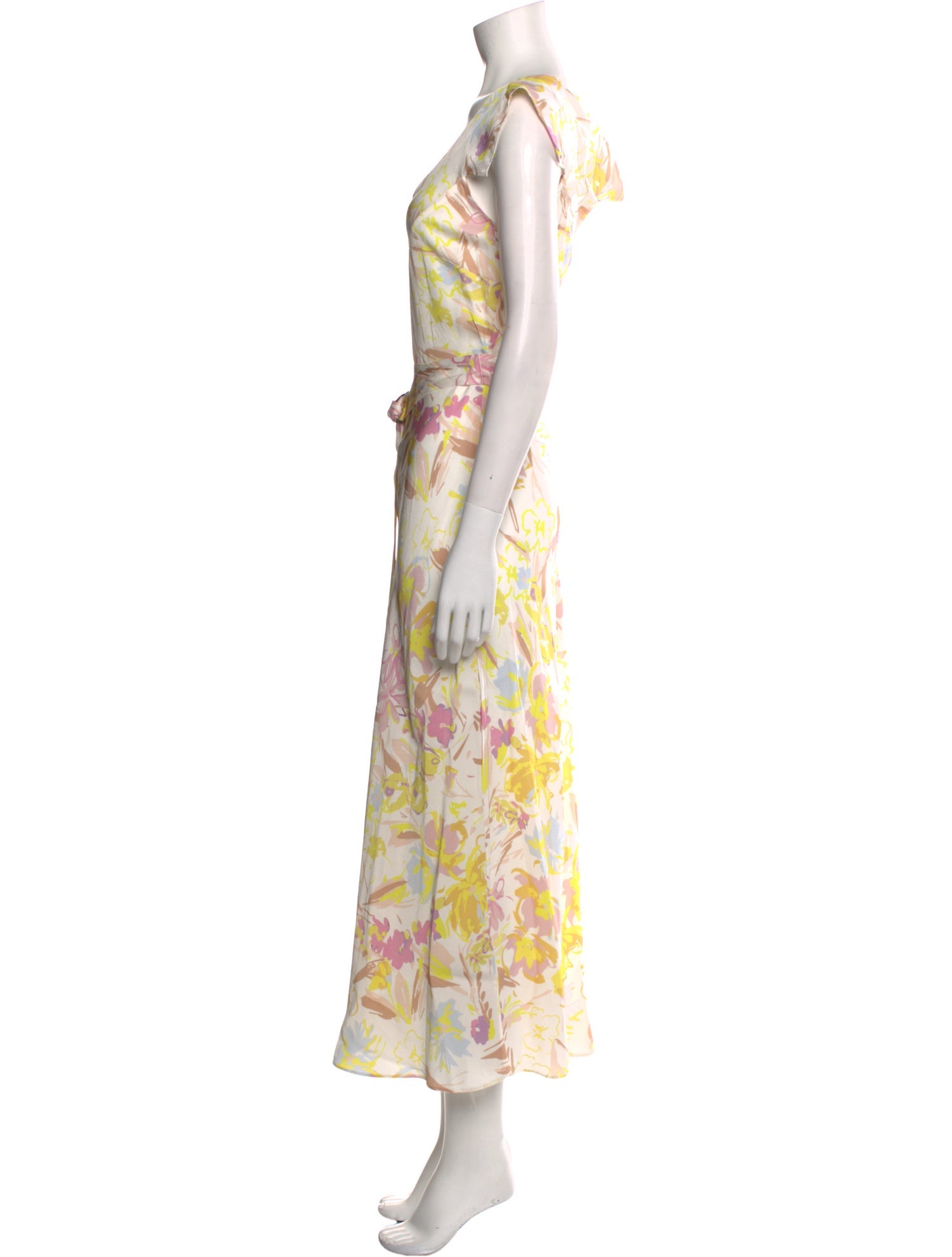 Ted Baker Floral Print Long Dress