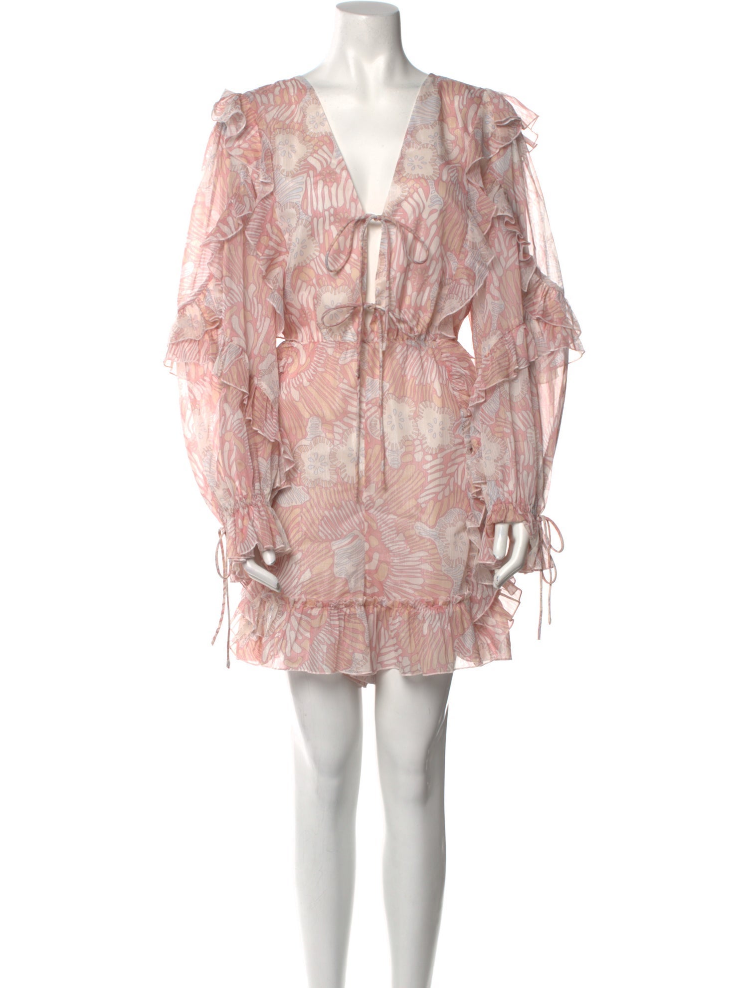 Ted Baker Floral Print V-Neck Romper