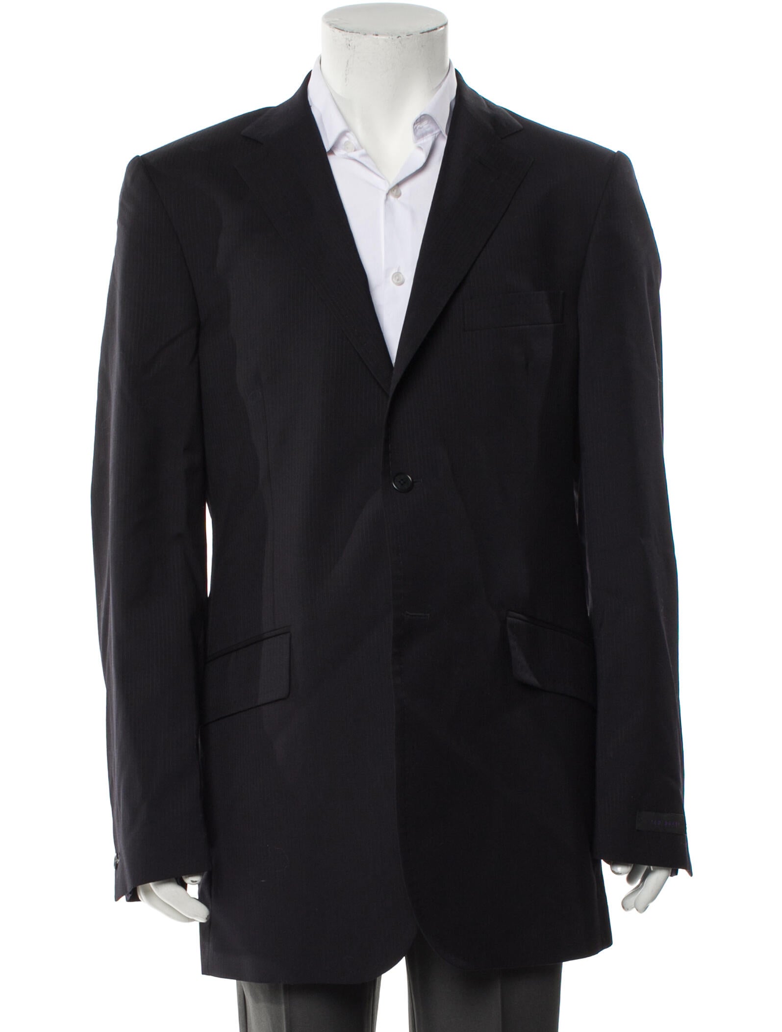 Ted Baker Wool Pleated Accents Blazer