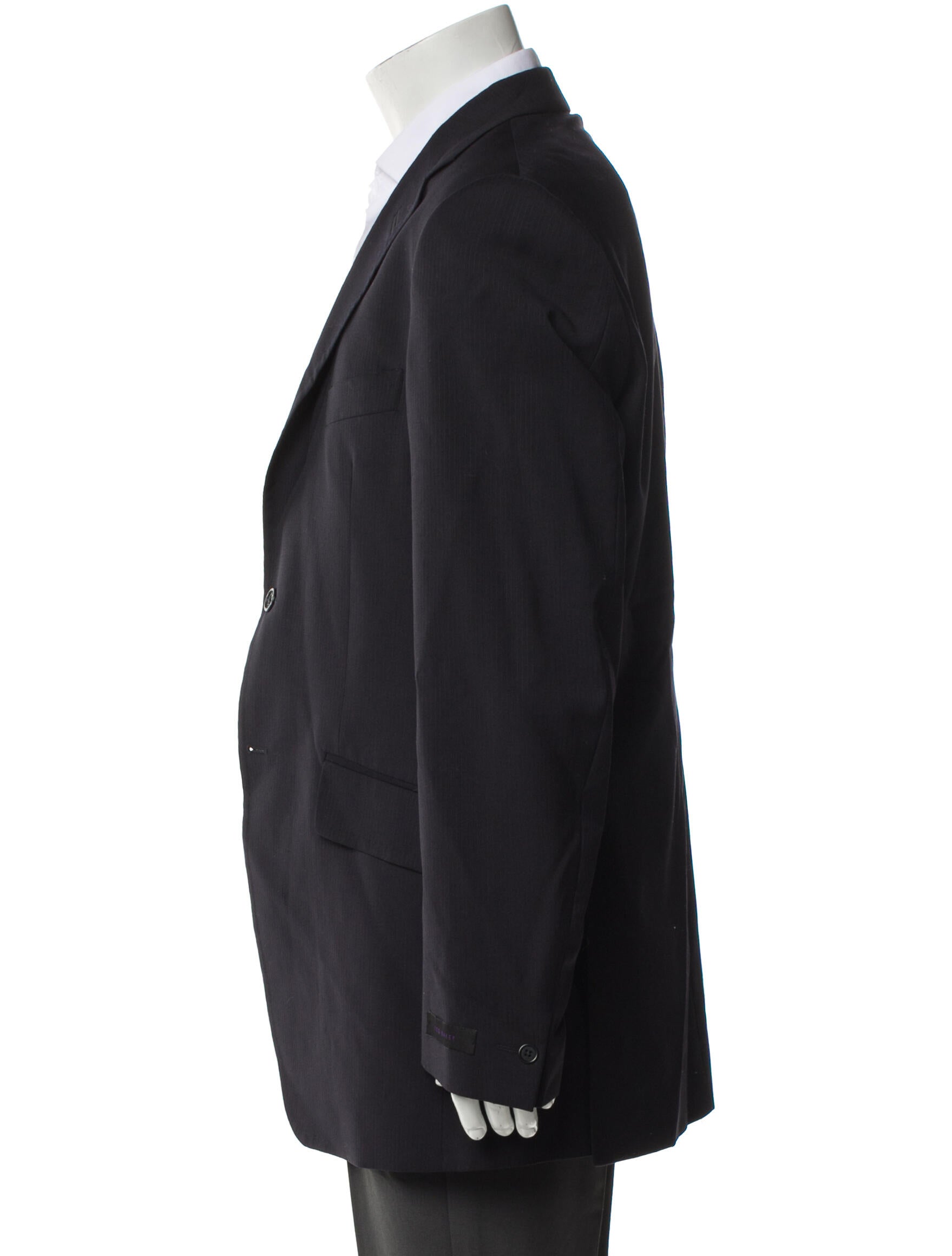 Ted Baker Wool Pleated Accents Blazer