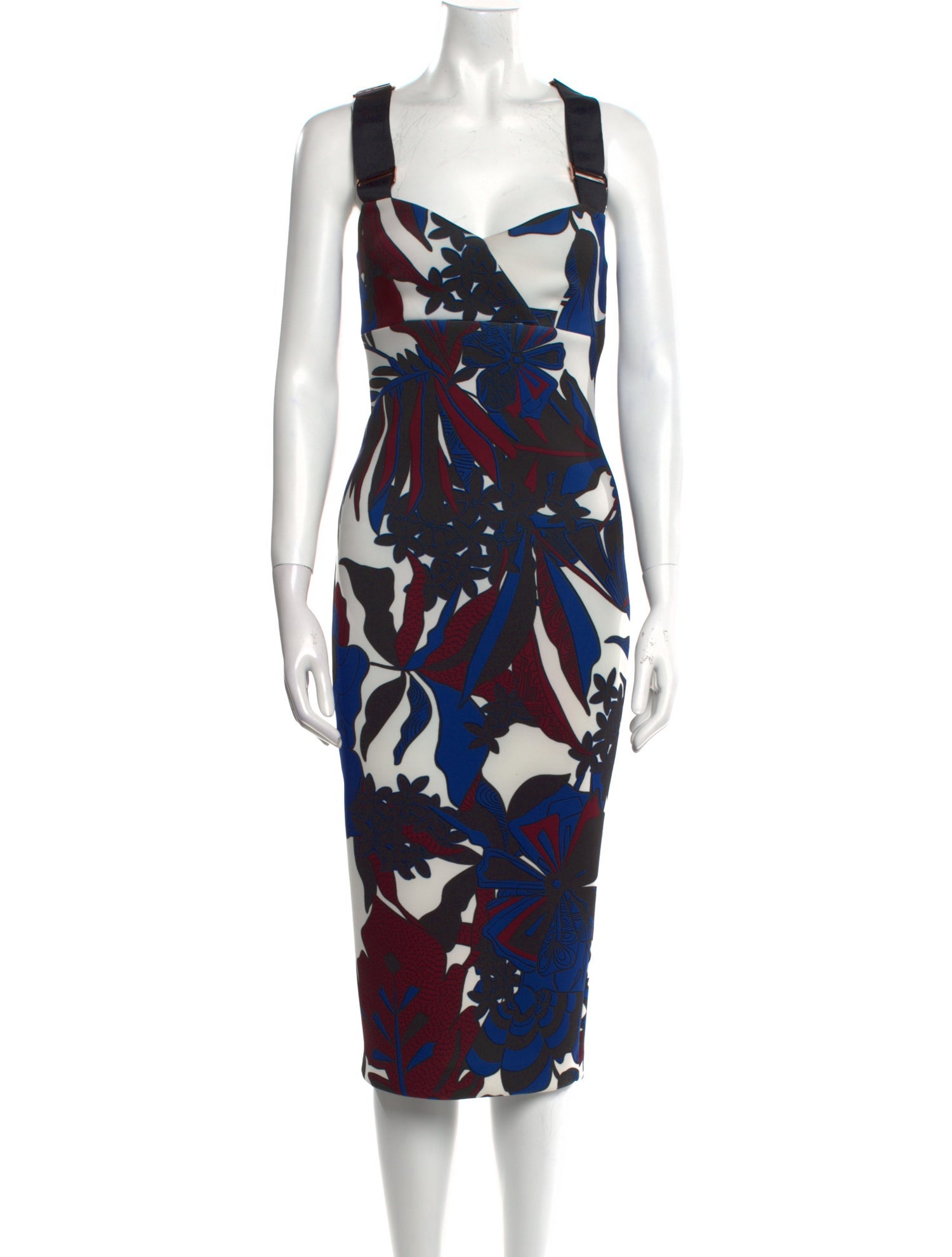 Ted Baker Printed Midi Length Dress