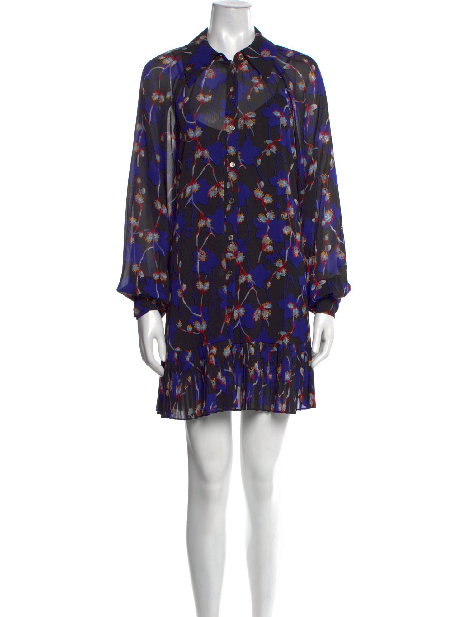 Ted Baker Floral Print Mini Dress