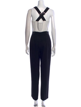 Ted Baker Colorblock Pattern Scoop Neck Jumpsuit