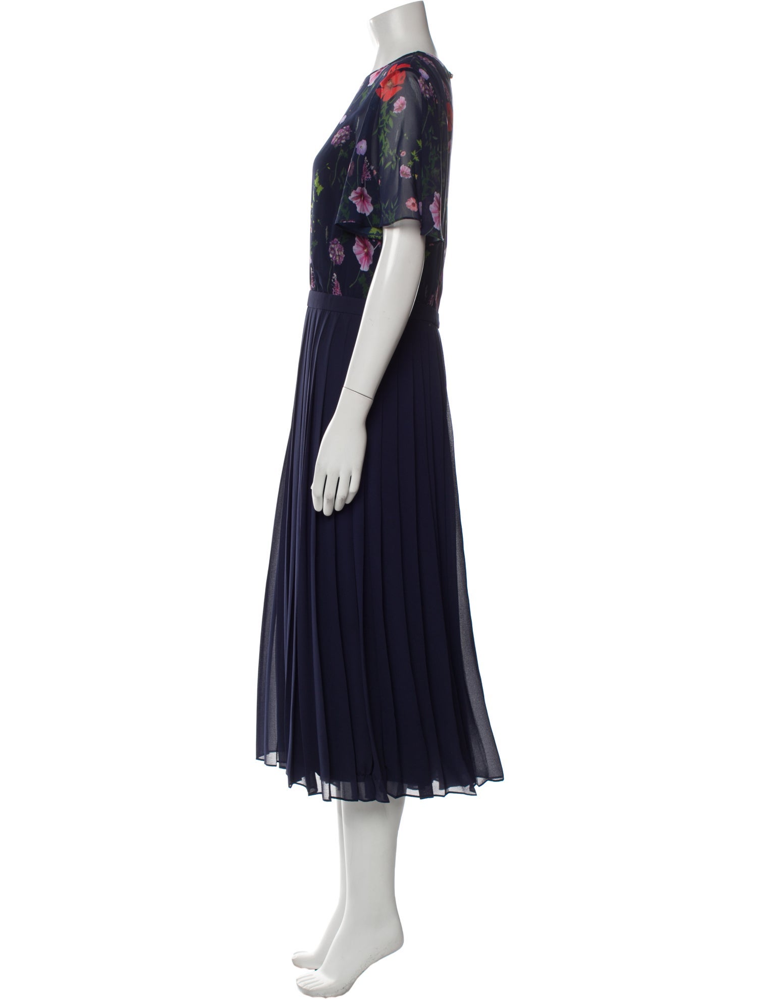 Ted Baker Printed Crew Neck Jumpsuit