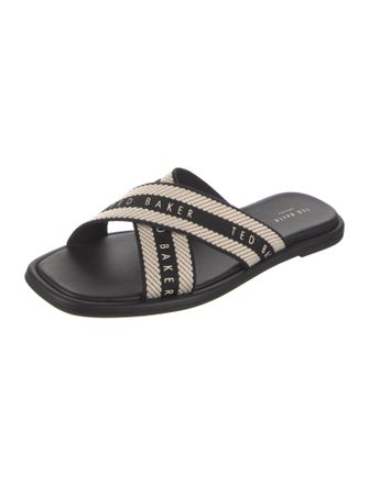 Ted Baker Leather Printed Slides