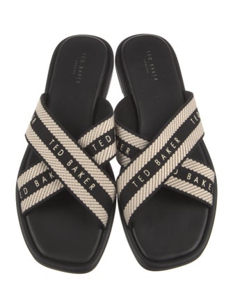 Ted Baker Leather Printed Slides