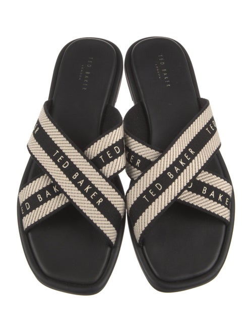 Ted Baker Leather Printed Slides