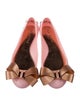 Ted Baker Patent Leather Bow Accents Flats