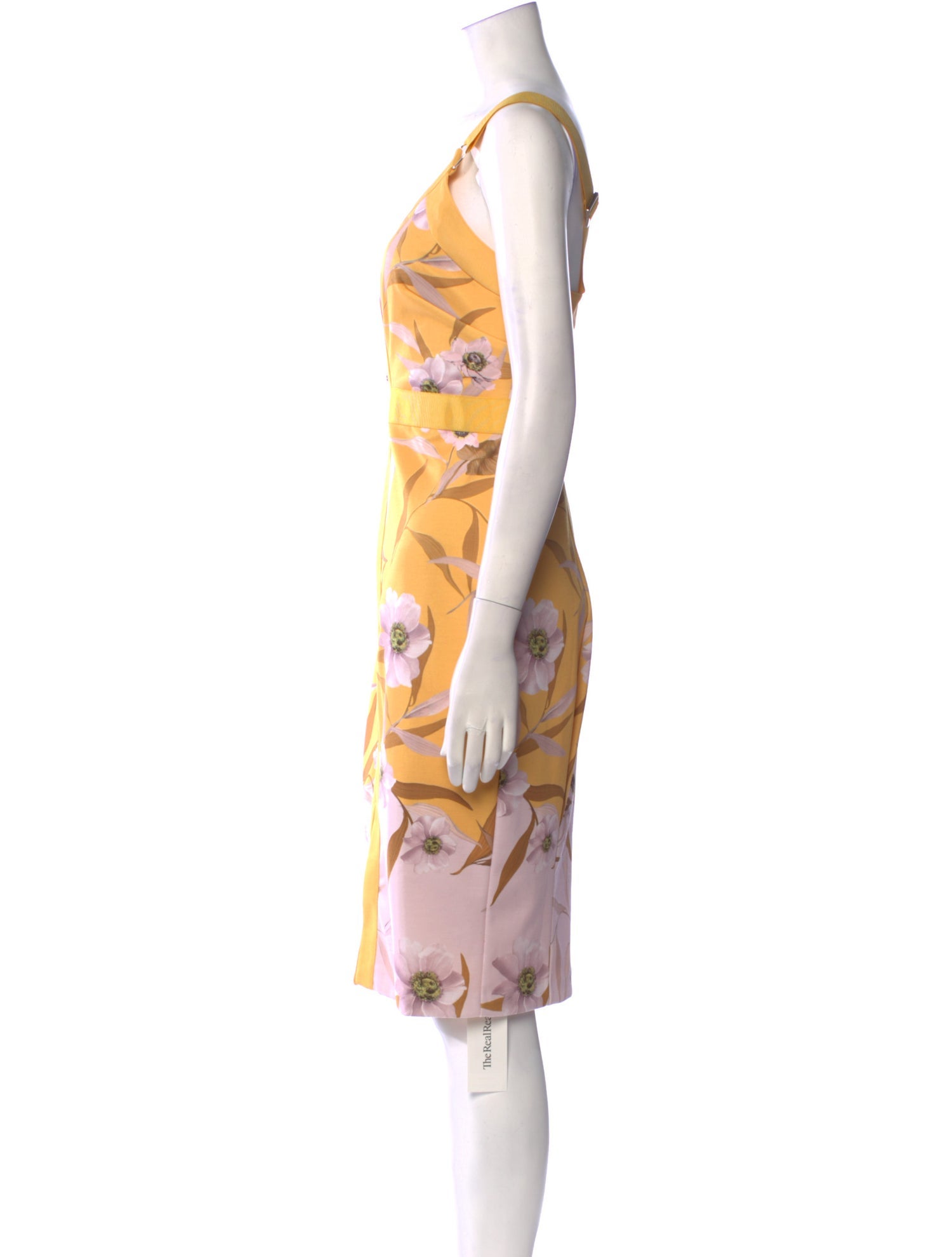 Ted Baker Floral Print Knee-Length Dress