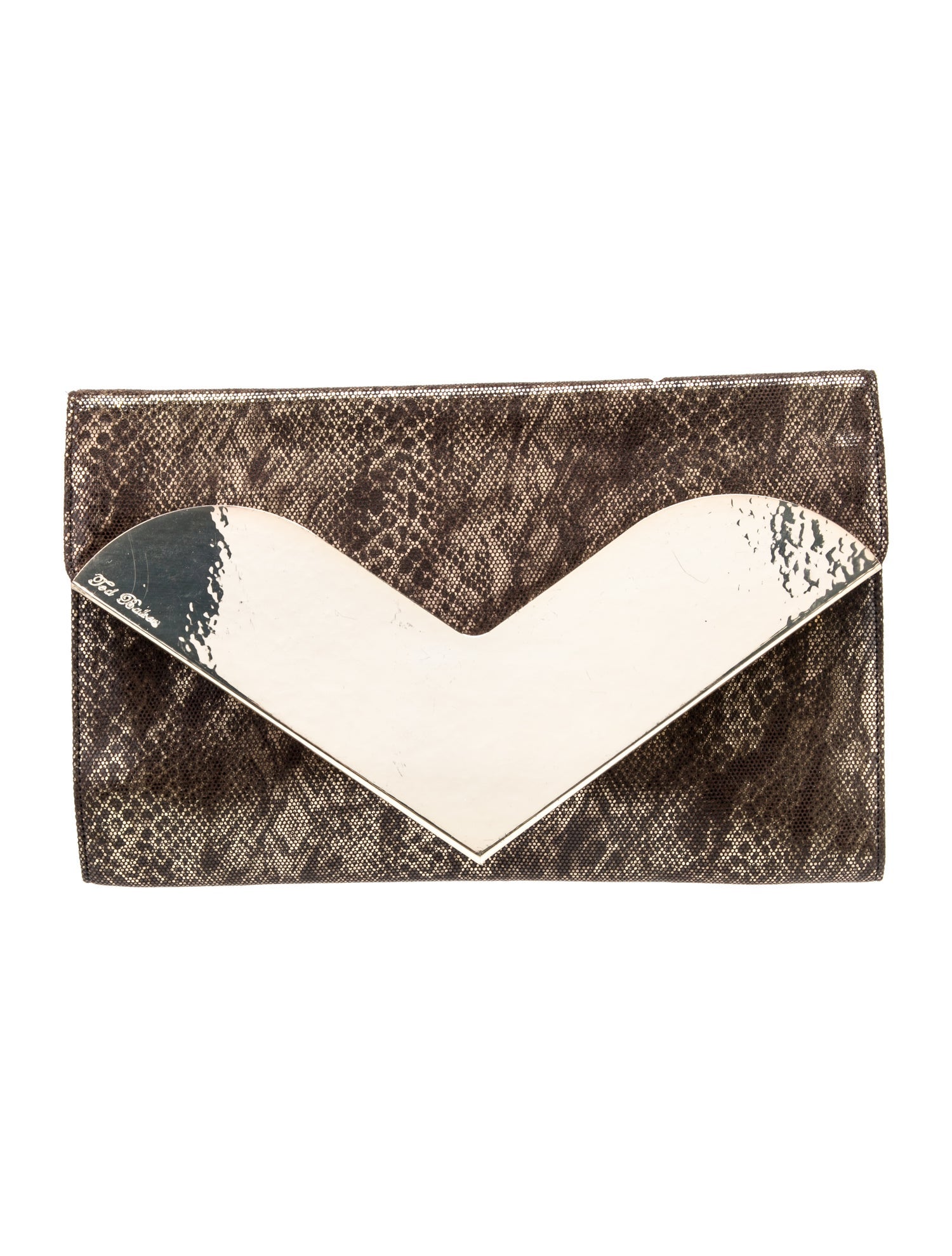 Ted Baker Embossed Leather Clutch