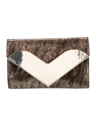 Ted Baker Embossed Leather Clutch