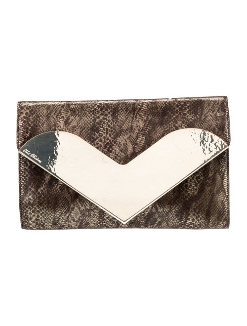 Ted Baker Embossed Leather Clutch