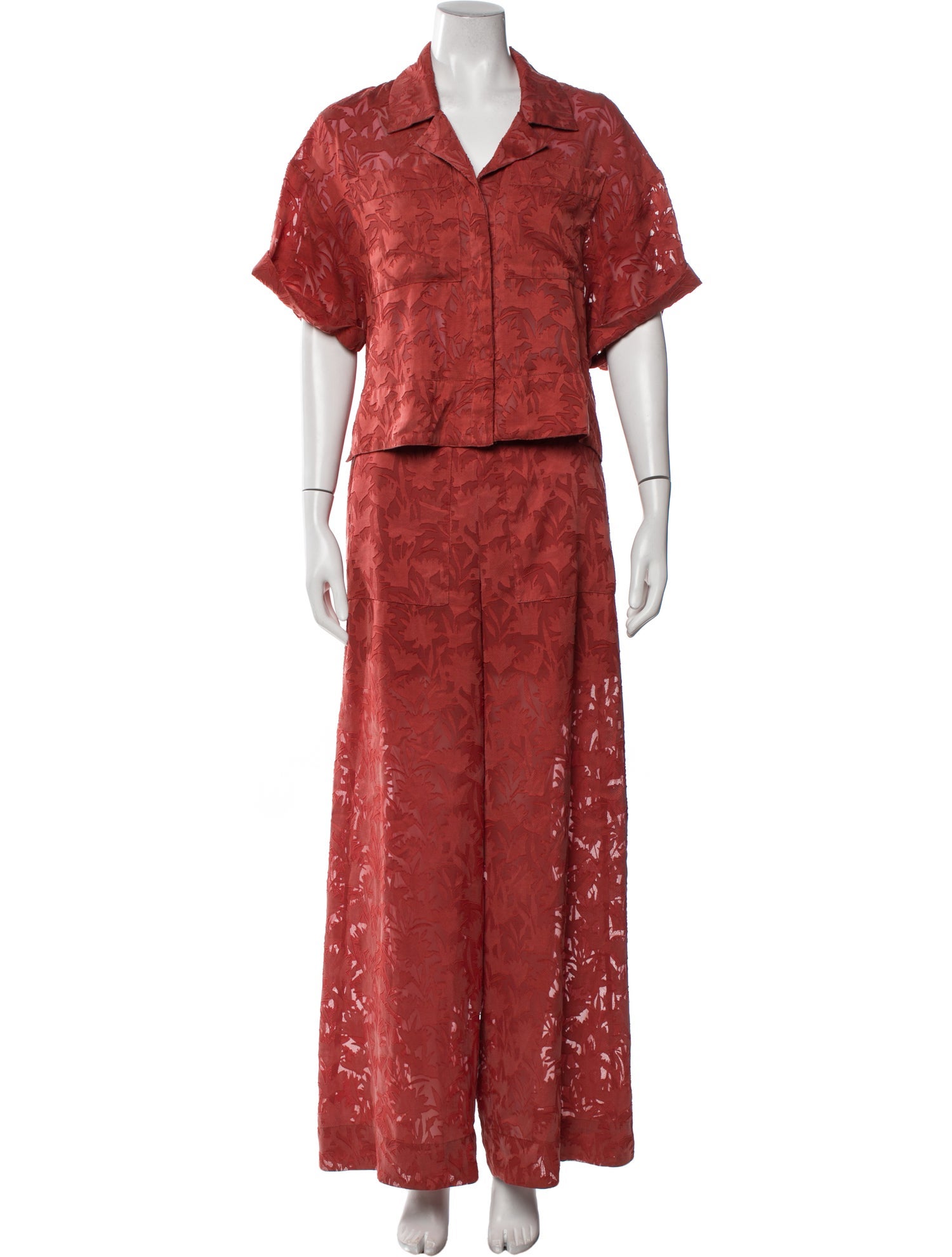 Ted Baker Floral Print Pant Set