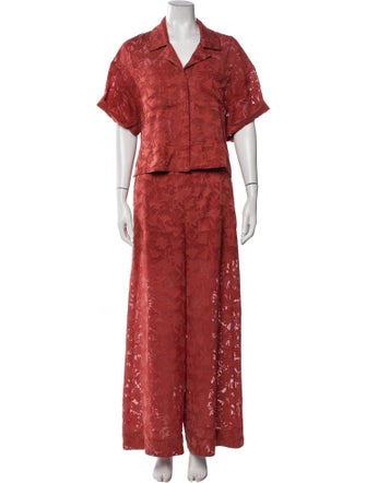 Ted Baker Floral Print Pant Set