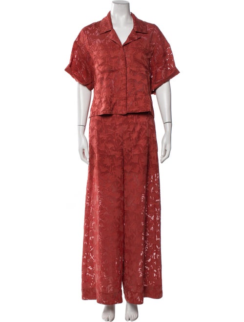 Ted Baker Floral Print Pant Set