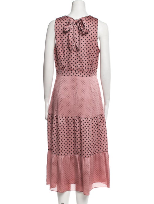 Ted Baker Polka Dot Print Midi Length Dress