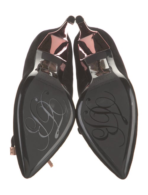 Ted Baker Suede Bow Accents Pumps