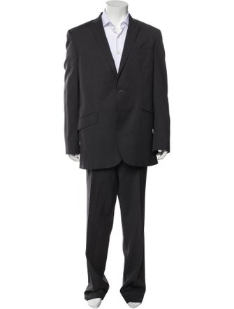 Ted Baker Wool Striped Two-Piece Suit Vest