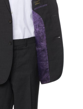 Ted Baker Wool Striped Two-Piece Suit Vest