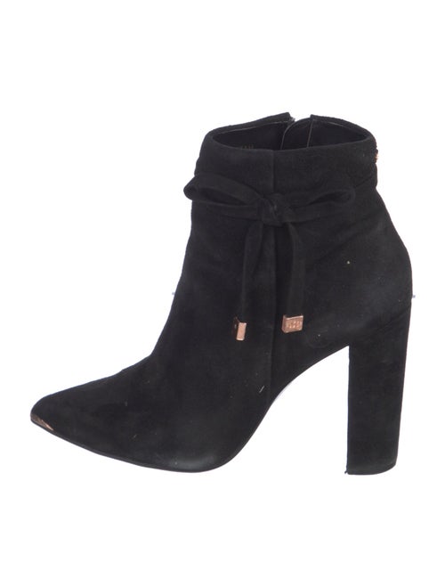 Ted Baker Suede Bow Accents Boots