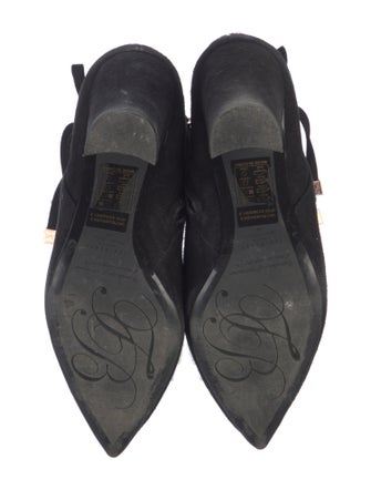 Ted Baker Suede Bow Accents Boots