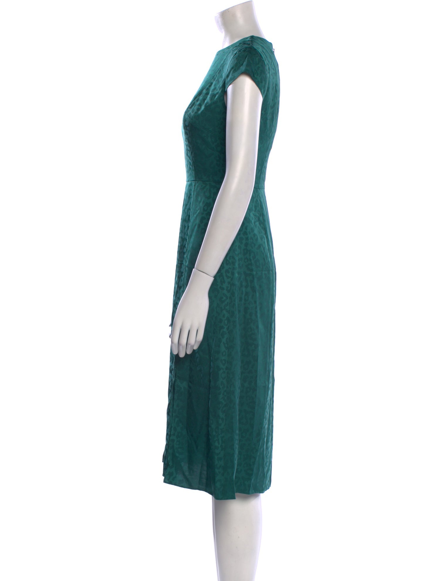 Ted Baker Crew Neck Midi Length Dress w/ Tags