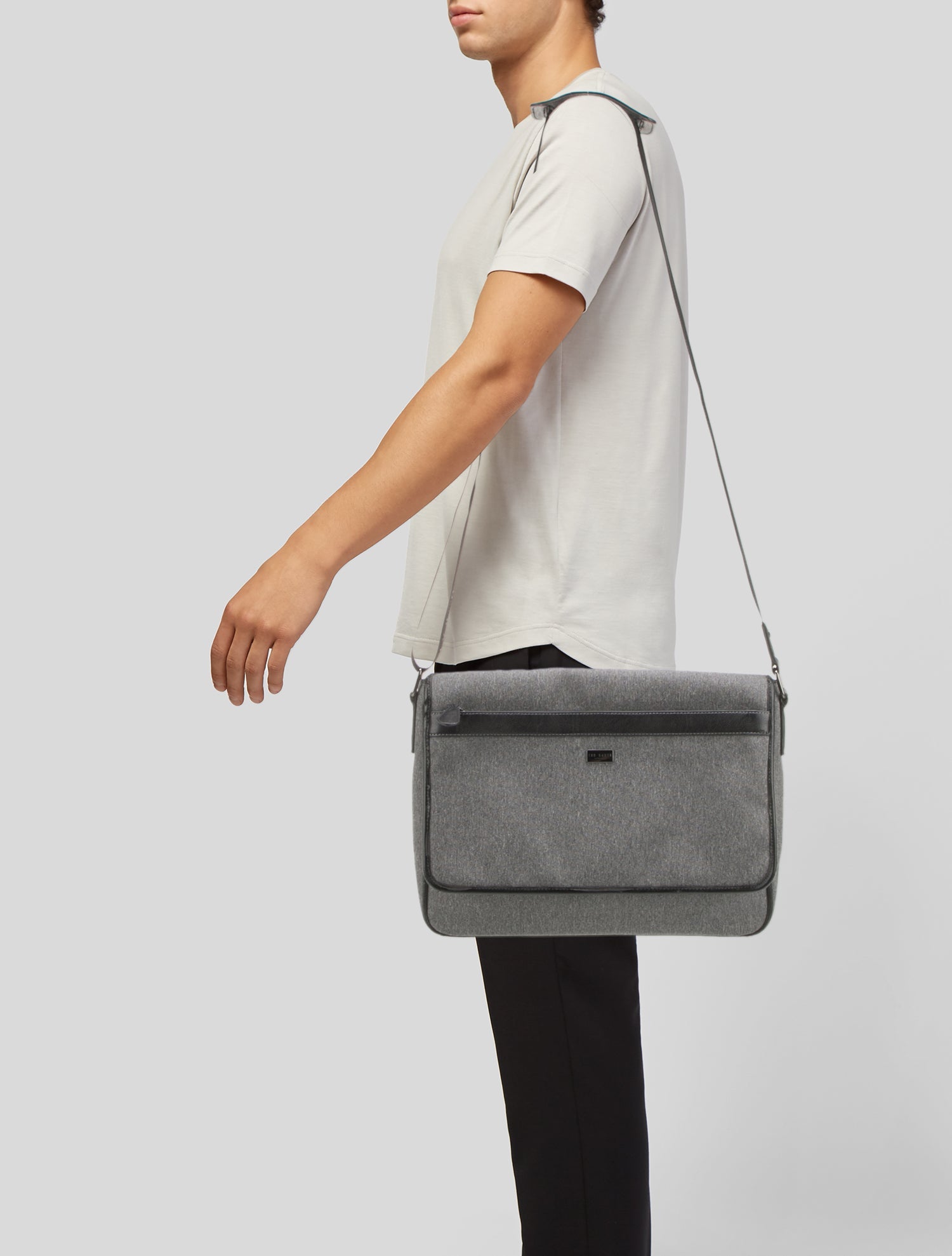 Ted Baker Canvas Messenger Bag