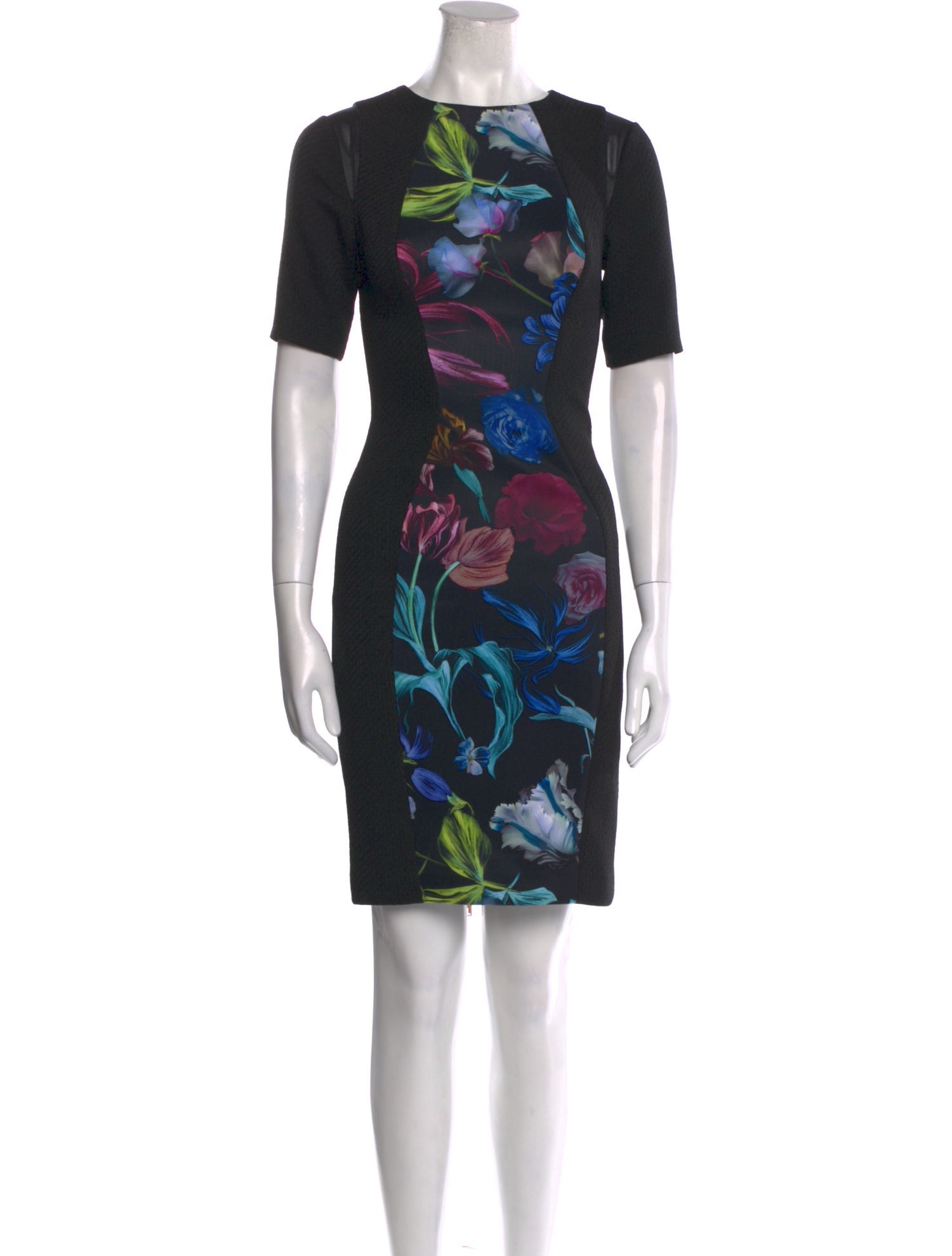 Ted Baker Floral Print Knee-Length Dress