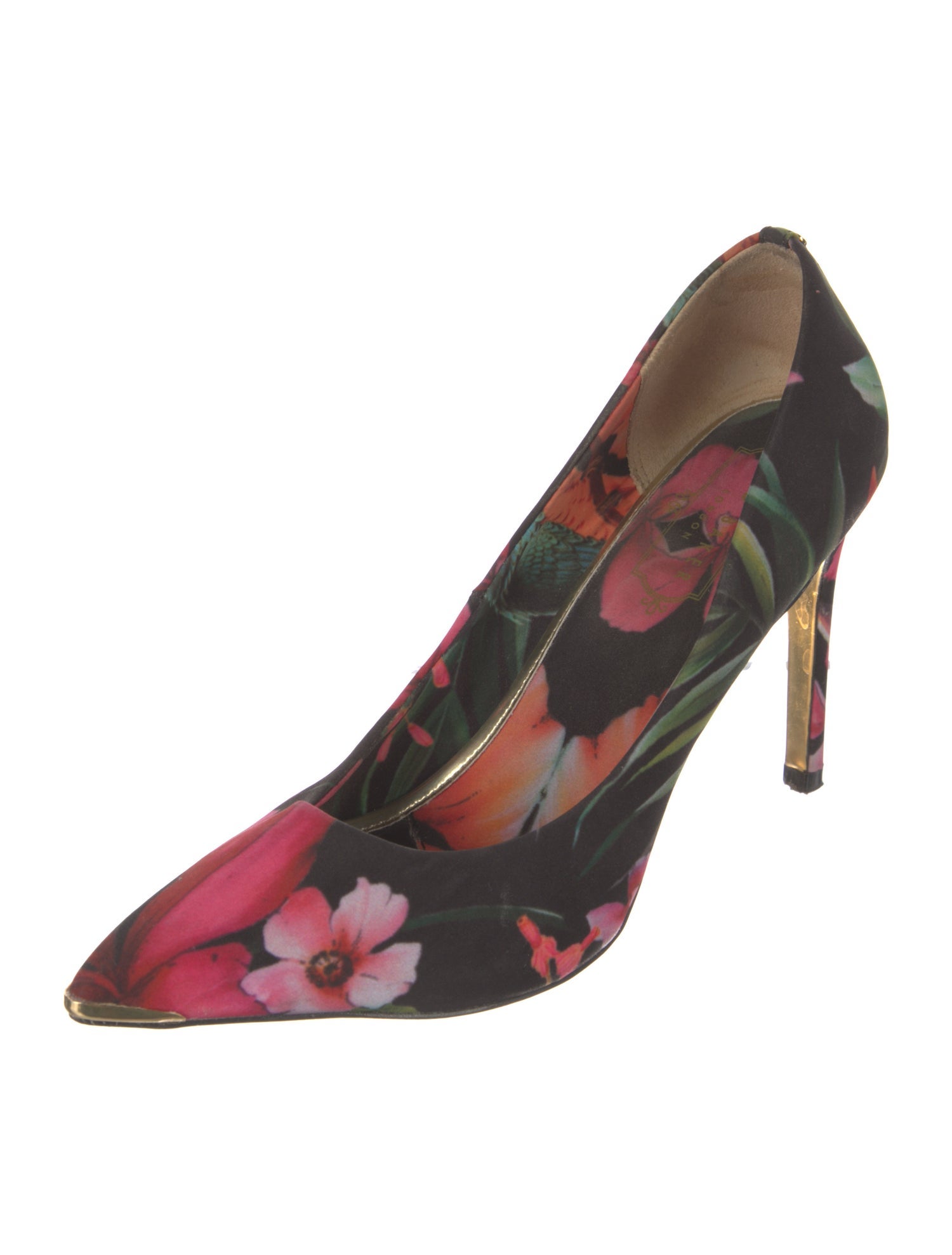 Ted Baker Canvas Floral Print Pumps