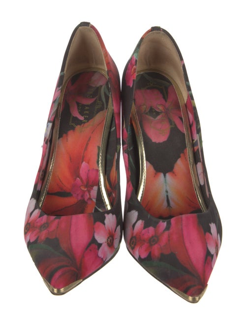 Ted Baker Canvas Floral Print Pumps