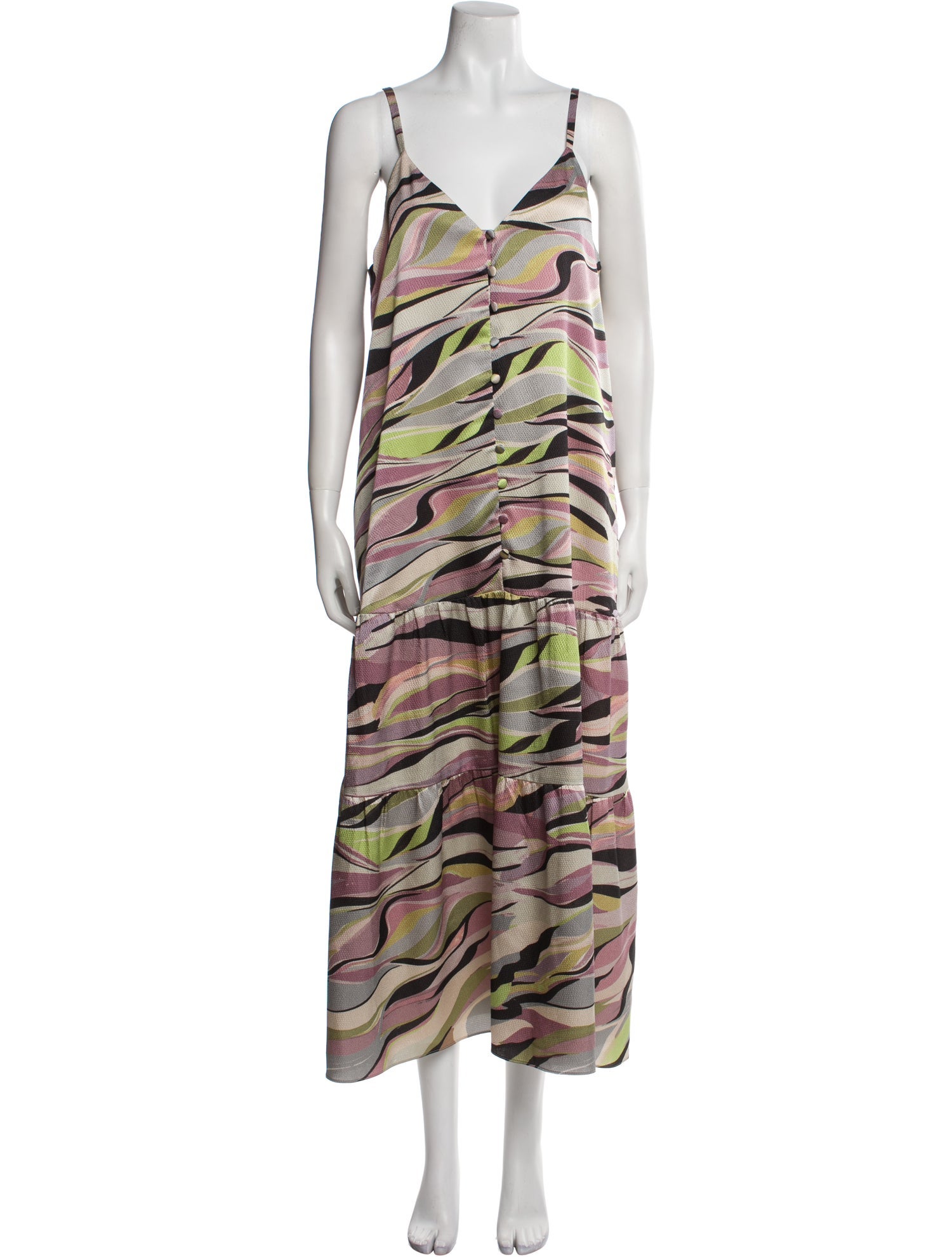 Ted Baker Printed Long Dress