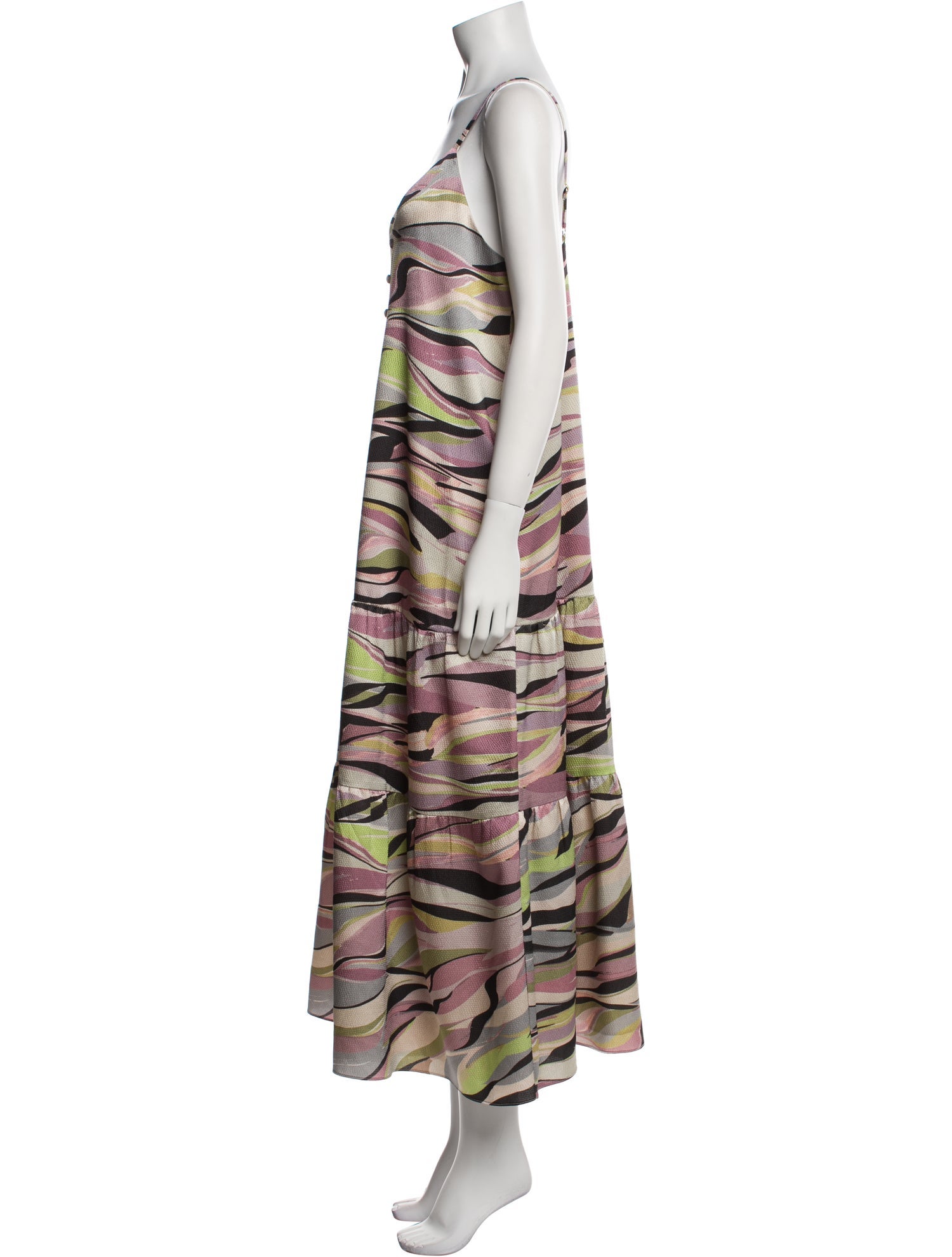 Ted Baker Printed Long Dress