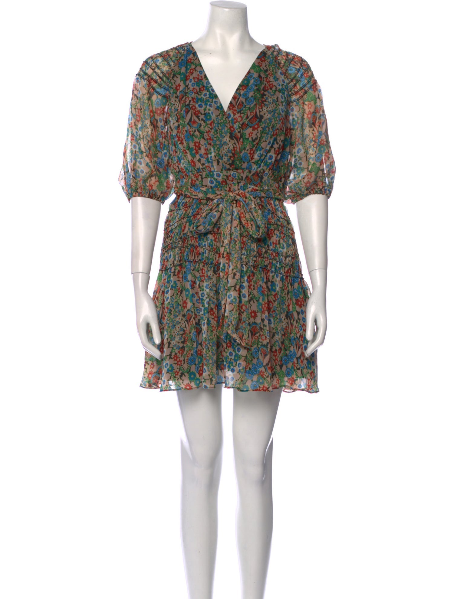 Ted Baker Floral Print Mini Dress