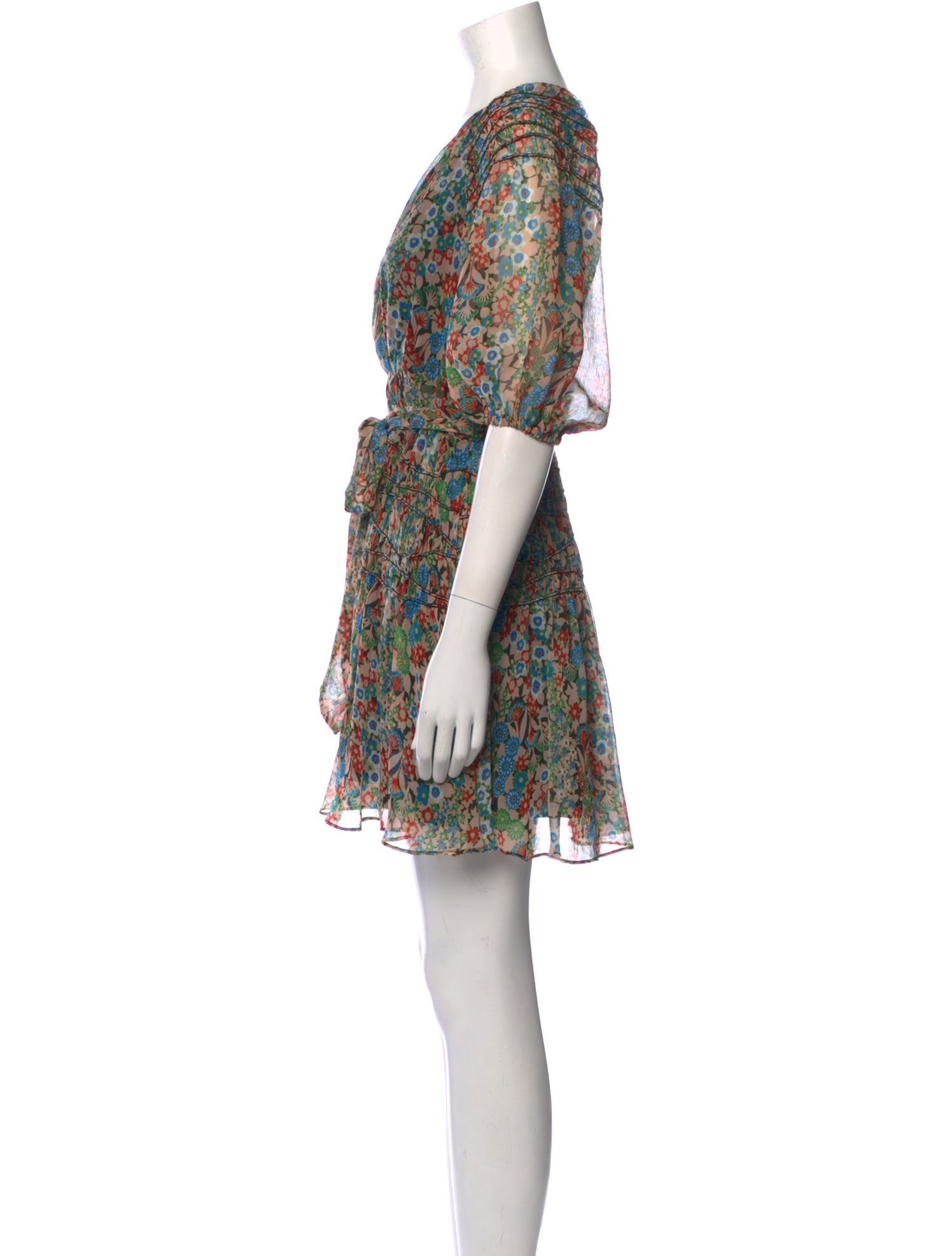 Ted Baker Floral Print Mini Dress
